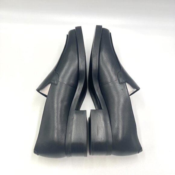 6.5W 6.5 WIDE WIDTH Franco Sarto‎ Womens Bocca Black Leather Loafers Shoes - Picture 7 of 13